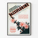 Vintage-Poster Passiflorine Wanddekoration Botanische