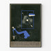 Künstlerischer Poster Passiflorine Elegantes Porträt in Blau
