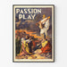 Poster Passion Play - Vintage religiöse Wanddekoration