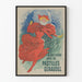 Vintage-Poster Pastilles Géraudel Frau mit rotem Regenschirm