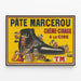 Vintage-Poster Pâte Marcerou Creme-Cirage à la Cire — gerahmtes Bild an der Wand