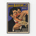 Vintage-Poster Albertiny & Cie - Retro-Wanddekoration