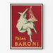 Vintage-Poster Pasta Baroni 1921 für Wanddekoration in der Küche