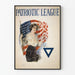 Vintage-Poster der Patriotic League - Amerikanische Wanddekoration