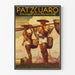 Vintage-Poster Patzcuaro – Nachtreise von Mexiko-Stadt