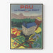 Vintage-Poster Pau, sein Klima, seine Sportarten – Retro-Wanddekoration Frankreich