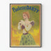 Vintage-Poster Paulette Darty im historischen Kostüm