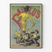 Vintage-Poster Paulus Tänzer in gelber Kleidung