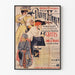 Vintage-Poster Armer Frau – Unveröffentlichter Roman von Gaston Rayssac