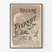 Vintage-Poster Pauvre Pierrot von Willette