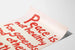 Poster Peace is Not Healthy for Generals - Engagierte Wanddekoration