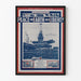 Vintage-Poster Frieden auf Erden und Freiheit - Patriotische Wanddekoration
