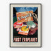 Dekoratives Poster Exoplanet 51 Pegasi b Vintage