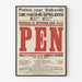 Vintage-Theater-Poster PEN, 1916