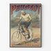 Vintage-Poster Peugeot Radsport Wanddekoration