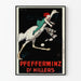 Vintage-Werbeplakat Pfefferminz Dr. Hillers