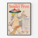 Vintage-Poster Philadelphia Sonntagspresse Spezial Ostern