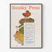 Vintage-Poster Philadelphia Sunday Press Mai 10