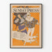 Vintage-Poster Philadelphia Sunday Press 1896 - Retro-Wanddekoration