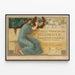 Vintage-Poster Pianos Harmonium Schiedmayer - Musikalische Wanddekoration — gerahmtes Bild an der Wand