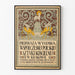 Altes polnisches religiöses Kunstausstellungs-Poster