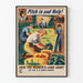 Vintage-Frauenposter Frauen-Land-Armee Wanddekoration