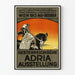 Vintage-Poster österreichische Ausstellung Adria 1913