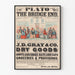 Alte Werbeplakat J.D. Gray & Co. in Bridge End