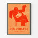 Vintage-Poster Pluribiase Zweikernige Tabletten für Wanddekoration