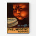 Vintage-Poster Pneumogéine Renard Atem und Geburtstag