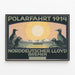 Vintage-Poster Polarfahrt 1914 Norddeutscher Lloyd Bremen — gerahmtes Bild an der Wand
