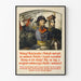 Historisches Propagandaposter der polnischen Militärgeschichte Kosciuszko und Pulaski