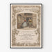 Vintage-Poster Polka mit Stockschlag - Klassische Wanddekoration
