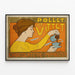 Vintage-Poster Pollet und Vittet Chocolaterie de Pépinster — gerahmtes Bild an der Wand
