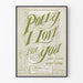 Vintage-Poster Polly I Love But You - Retro-Wanddekoration