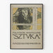 Polnischer Ausstellungsplakat für Kunst "SZTVKA" Vintage