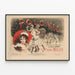 Vintage-Poster Polonia Suite de Valses zu Motiven von F. Chopin von Pierre Muller — gerahmtes Bild an der Wand