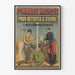 Vintage-Poster Magische Salbe zum Reinigen von Kupfer und Polieren der Metalle