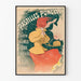 Vintage-Poster Pastilles Poncelet gegen Erkältungen und Husten