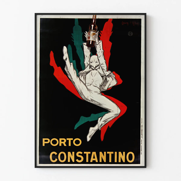 Vintage-Poster Porto Constantino Wanddekoration