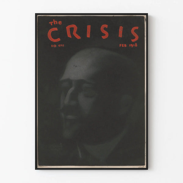 Vintage-Poster The Crisis - Porträt von W. E. B. Du Bois