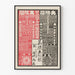 Traditioneller japanischer Kalender-Poster Tanaka Shoten Sammlung Kimono