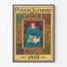 Poster Kalender 1897 im Stil des Jugendstils mit Tierkreiszeichenmotiven