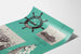 Dekorativer Poster mit Pfirsich und Vintage-Boot Artem Legrand