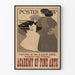 Poster Show Academy of Fine Arts Philadelphia - Dekoratives Vintage-Poster