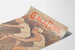 Vintage-Poster mit zwei Athleten beim Start eines Rennens