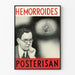 Vintage-Medizinposter Hämorrhoiden Posterisan