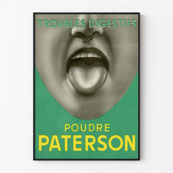 Vintage-Poster Poudre Paterson Verdauungsstörungen