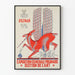 Vintage-Poster der Allgemeinen Polnischen Ausstellung Kunst Poznań 1929