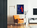 Vintage-Werbeplakat Lactobyl rot und blau
